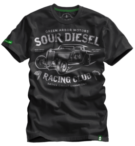 Sour Diesel - Marijuana Strain T-Shirts, Cannabis Inspired Apparel